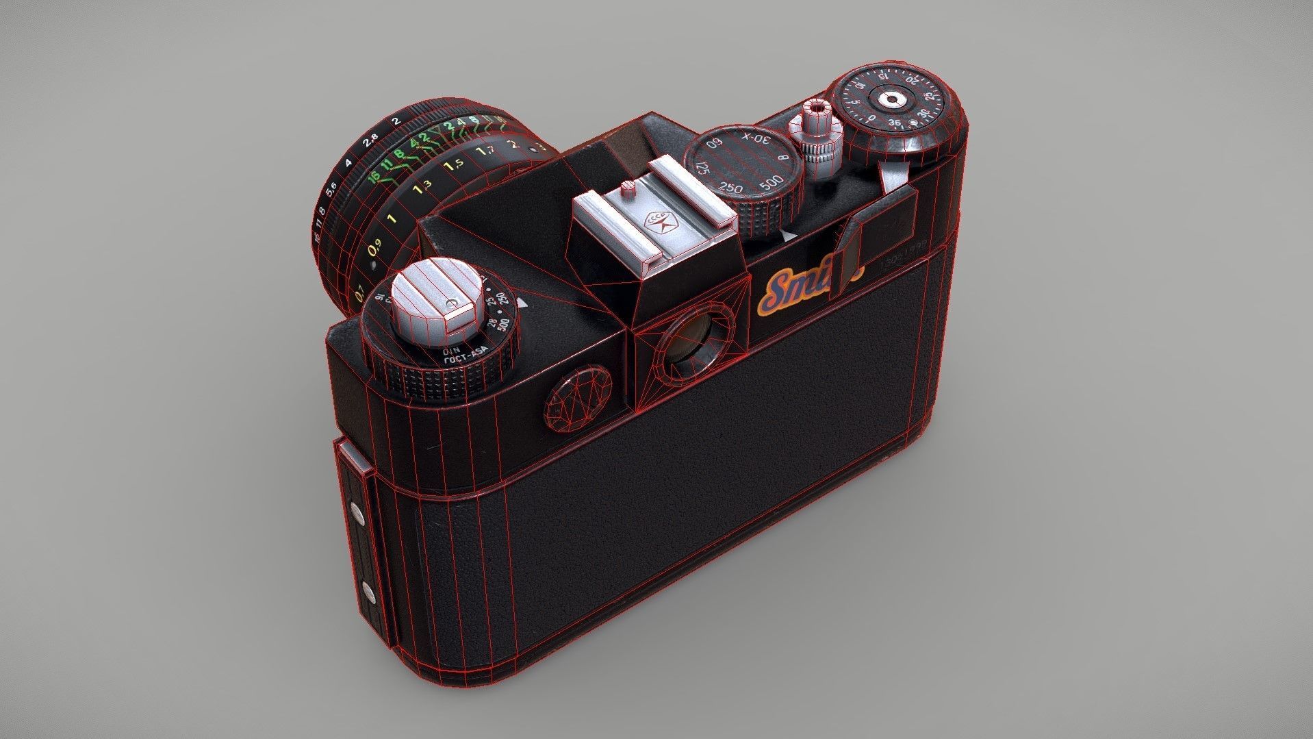 ZENIT TTL Low-poly 3D model_6