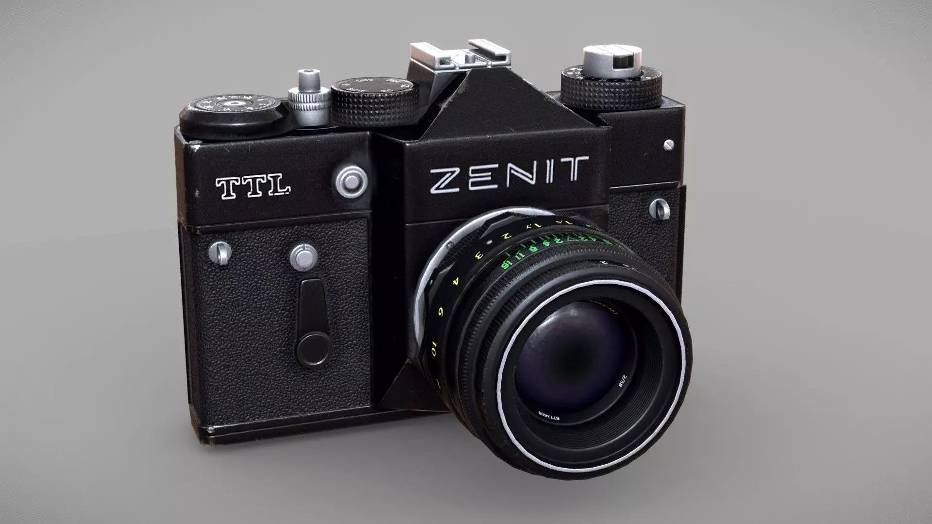 ZENIT TTL Low-poly 3D model_0