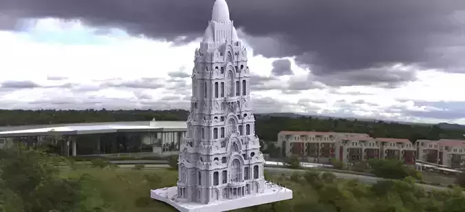 Oriental haunted tower