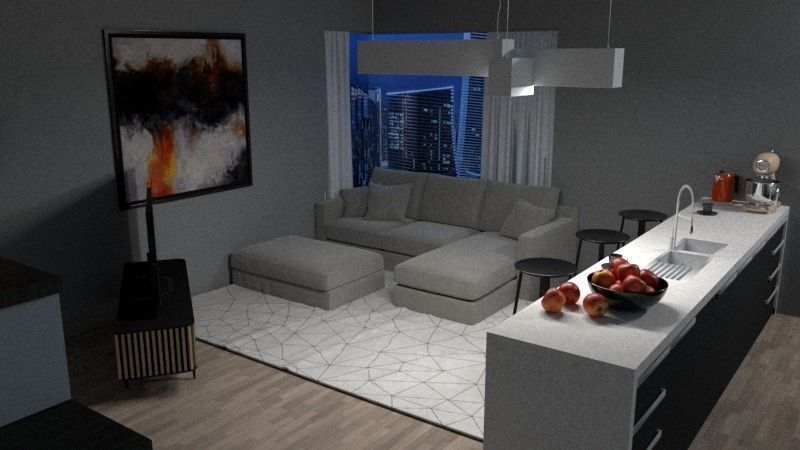 dublex skyscraper suit  3D model_3