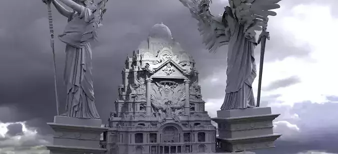 Tower in heaven Angels abode