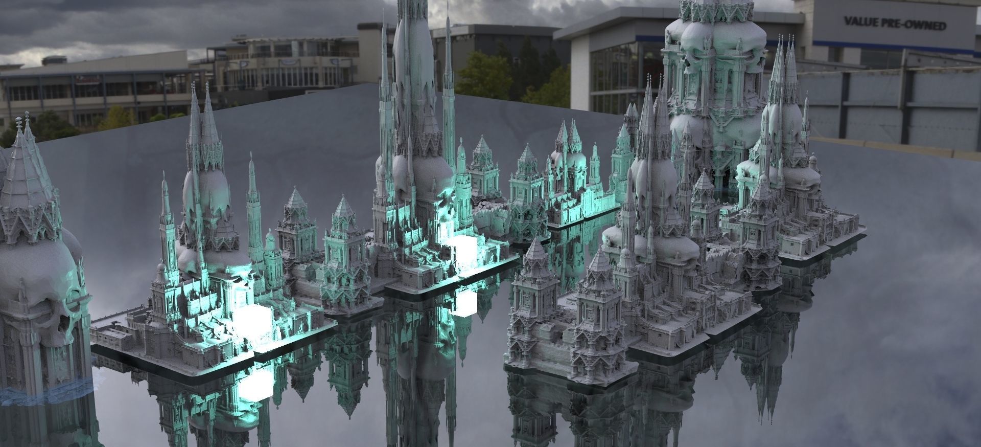 Underworld Ferrymans way City of below 3D model_8