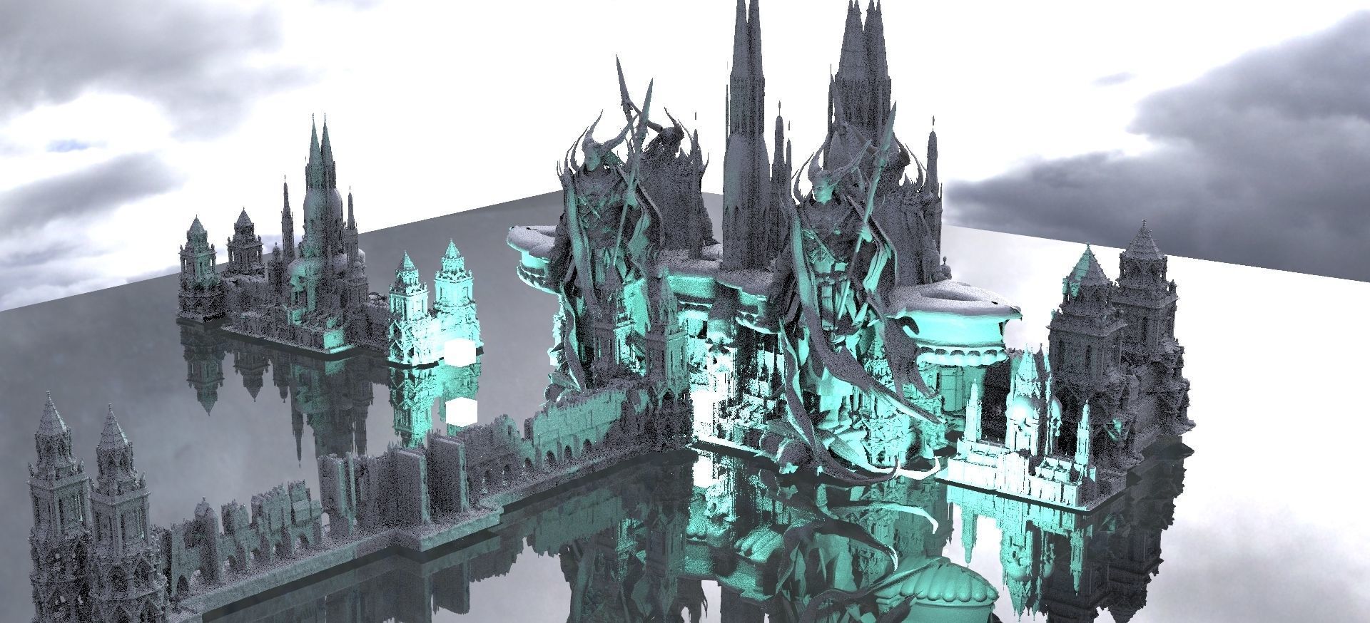 Underworld Ferrymans way City of below 3D model_10