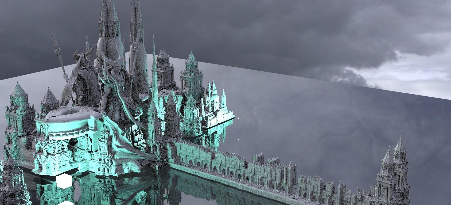 Underworld Ferrymans way City of below 3D model_2