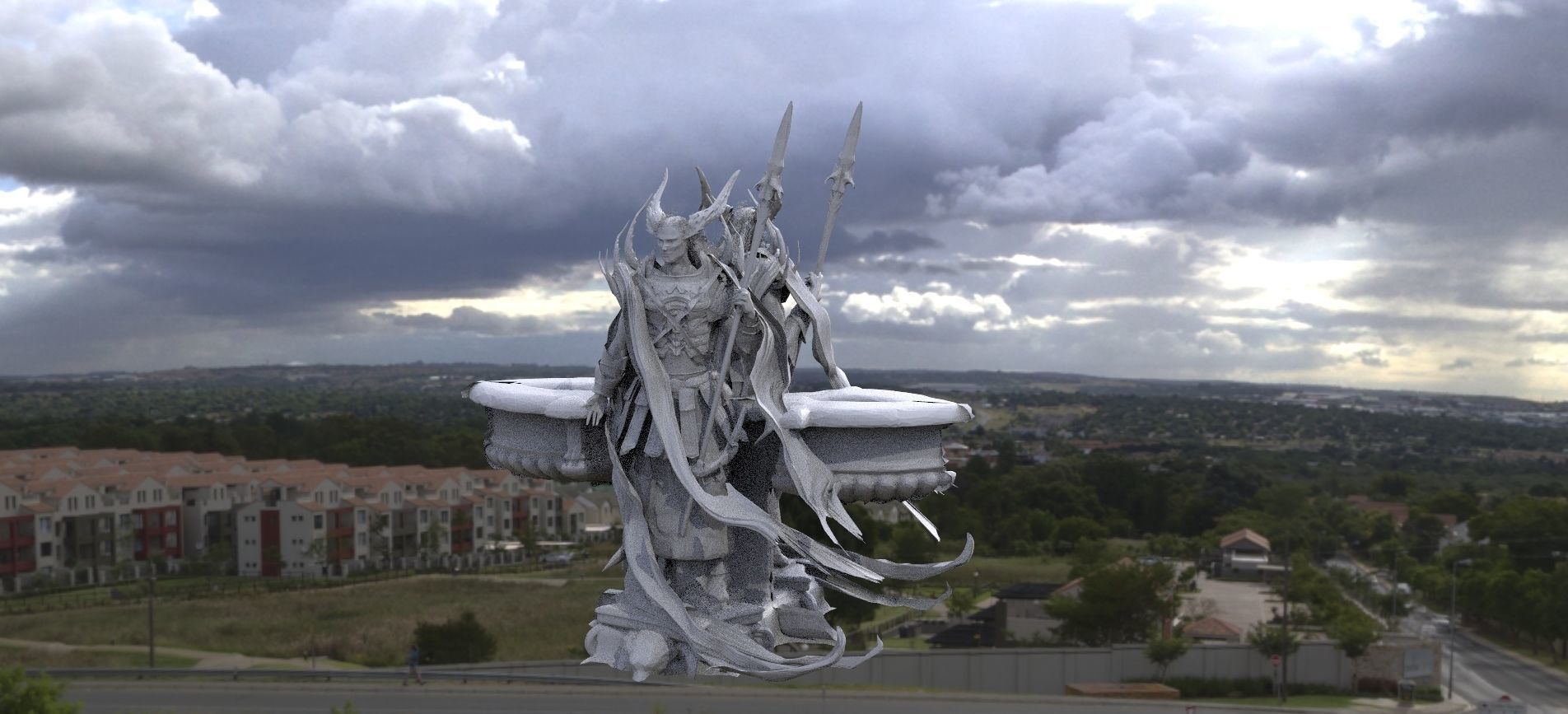 Fallen Angels back to back 1 3D model_1