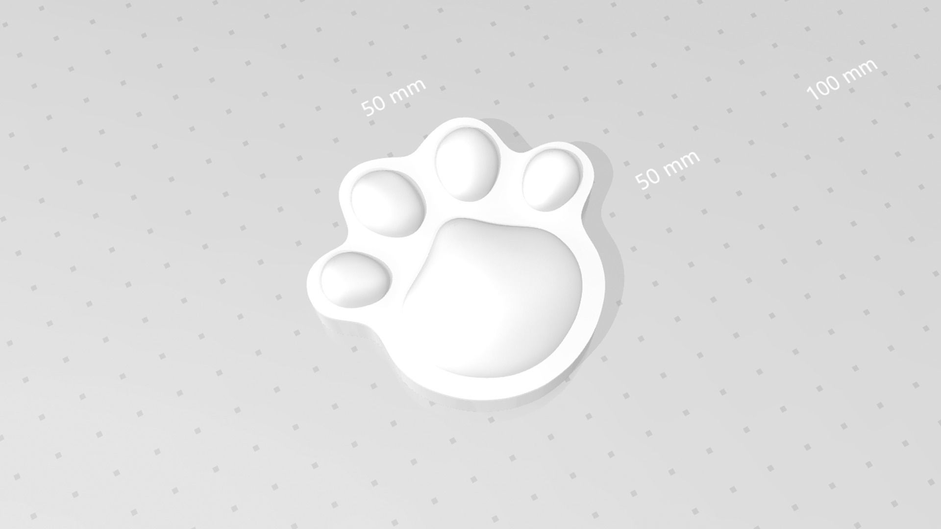 Cat Paw - Molding EVA Foam Craft 3D print model_11