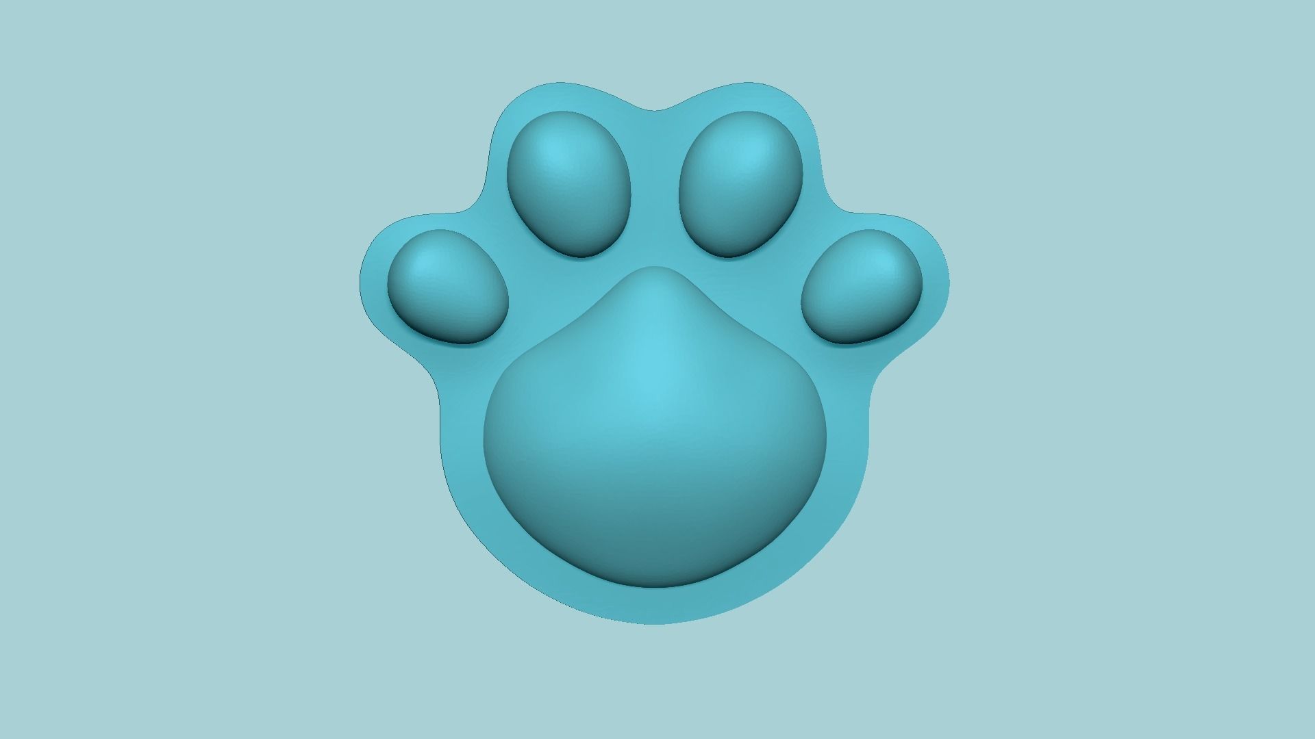 Cat Paw - Molding EVA Foam Craft 3D print model_1
