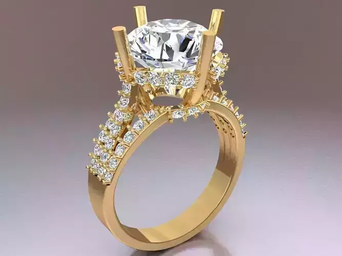 Gemstone rings - Diamond rings - N3794