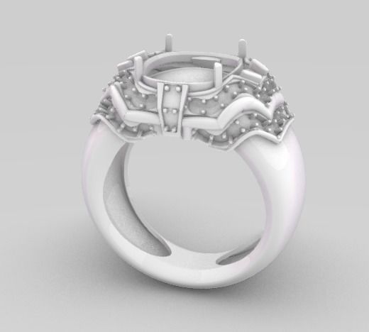 anillo para hombre 3D print model_1