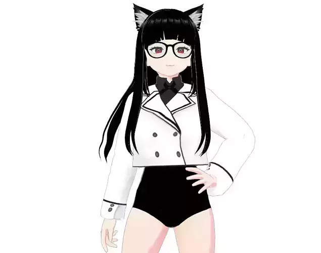 Epic 3d Anime character 3D model