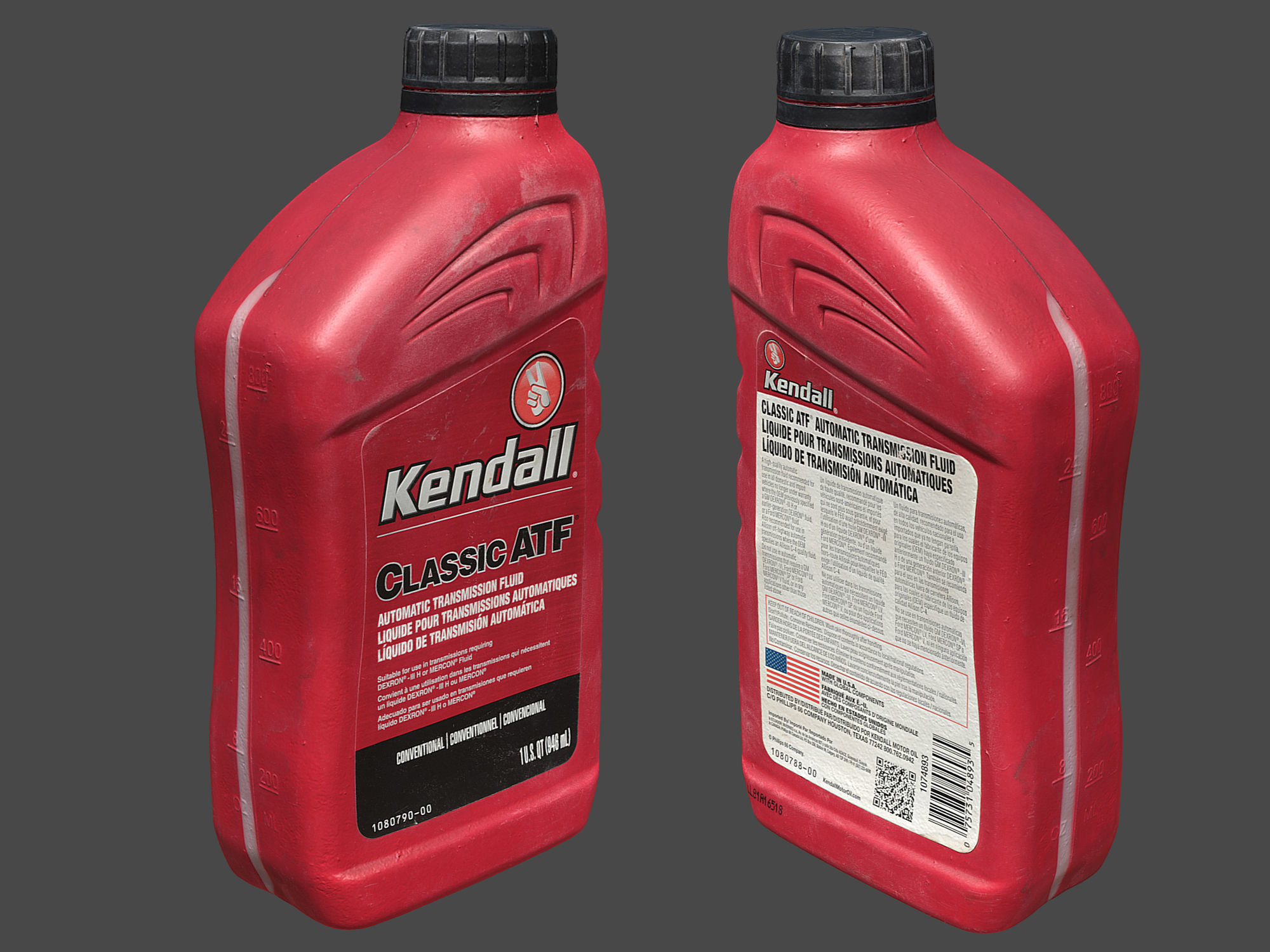 Transmission Fluid Bottle 3D model CGTrader