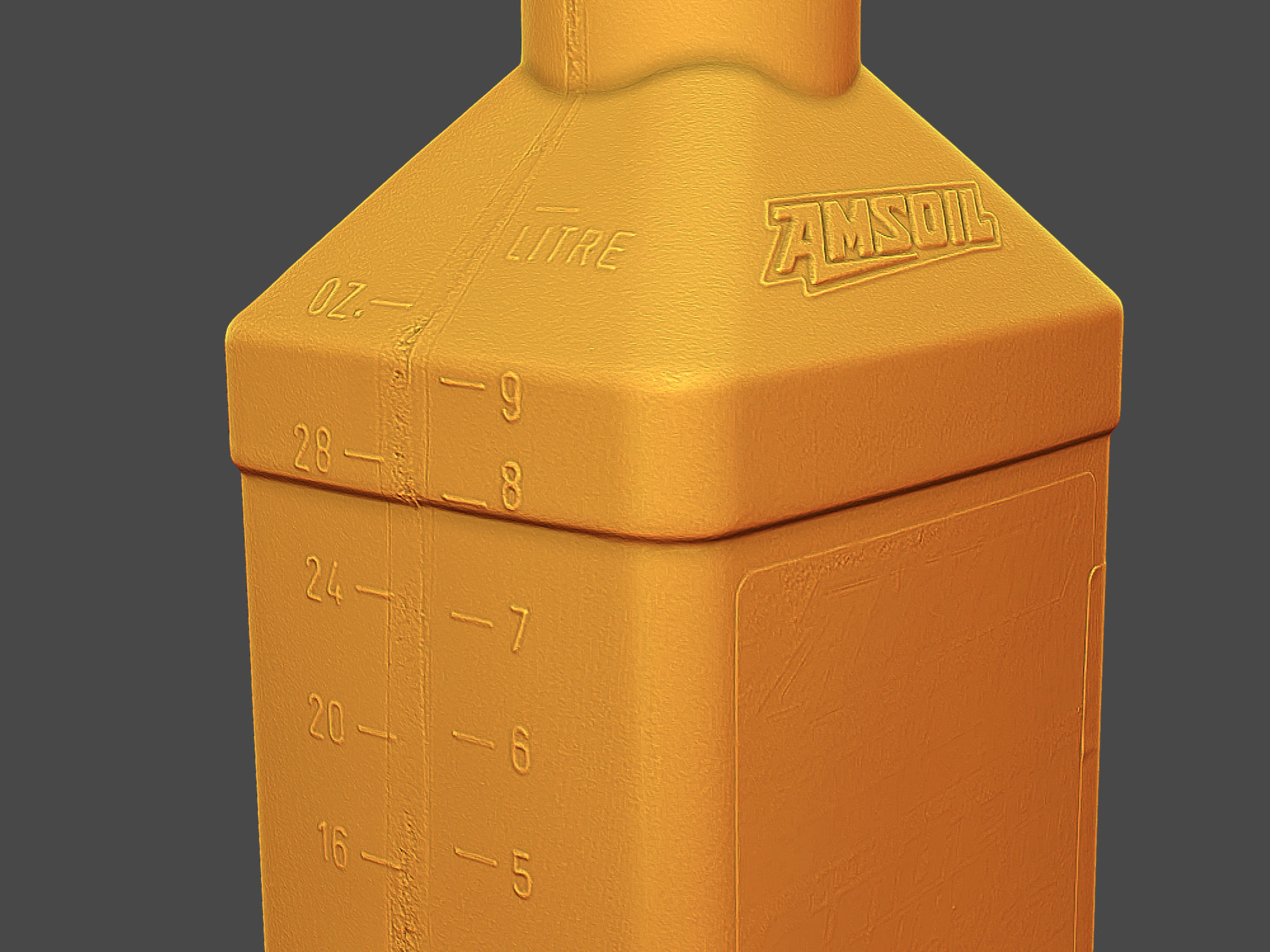 Motor Oil Bottle 3D model_9