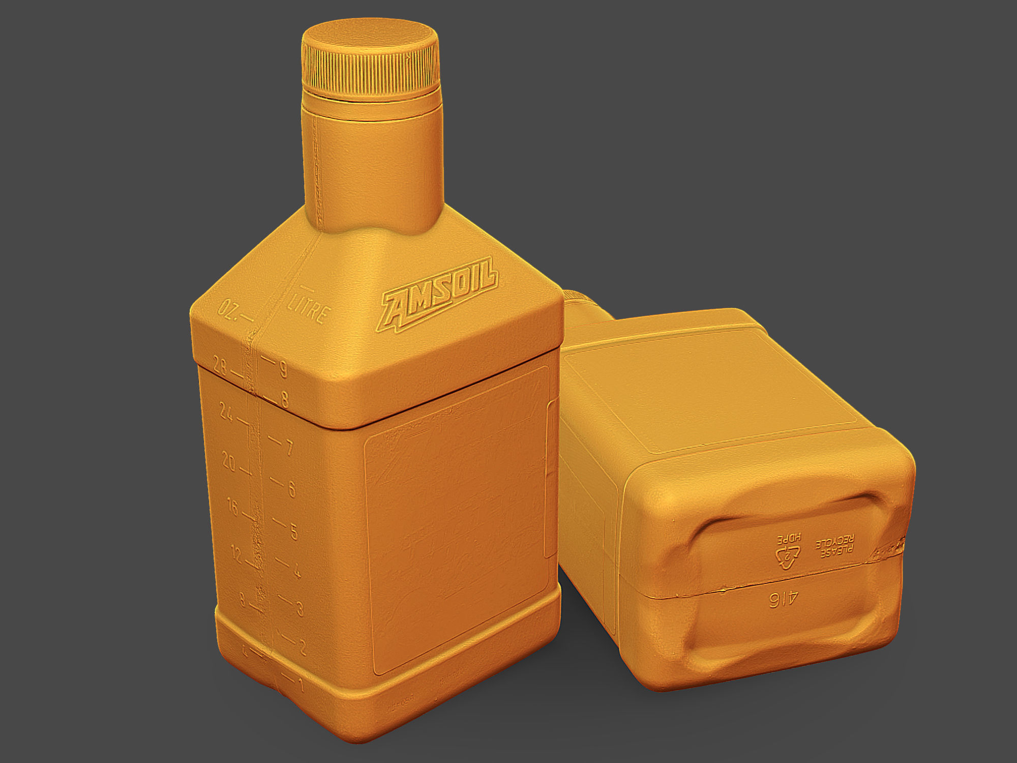 Motor Oil Bottle 3D model_1