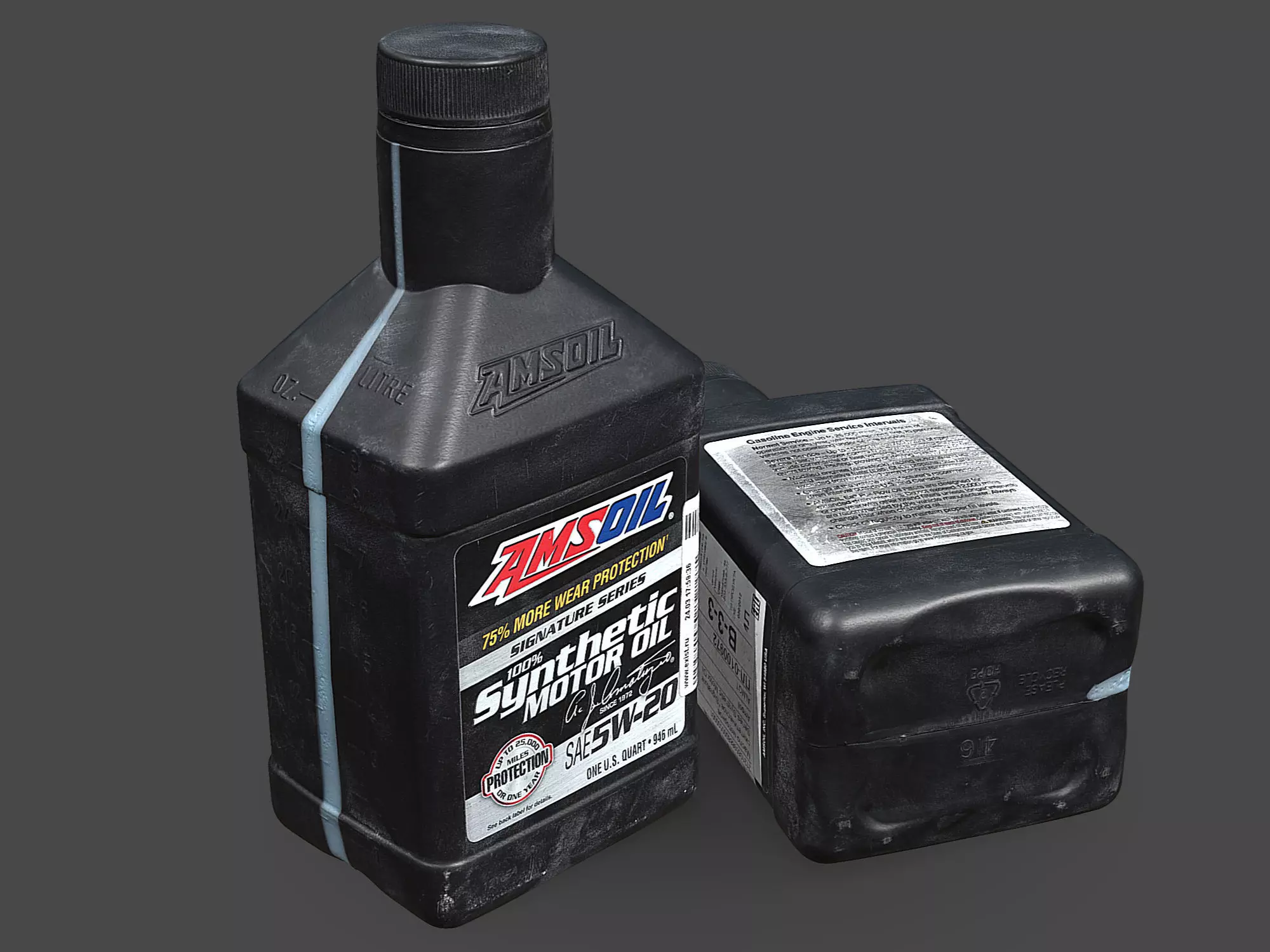 Motor Oil Bottle 3D model_0
