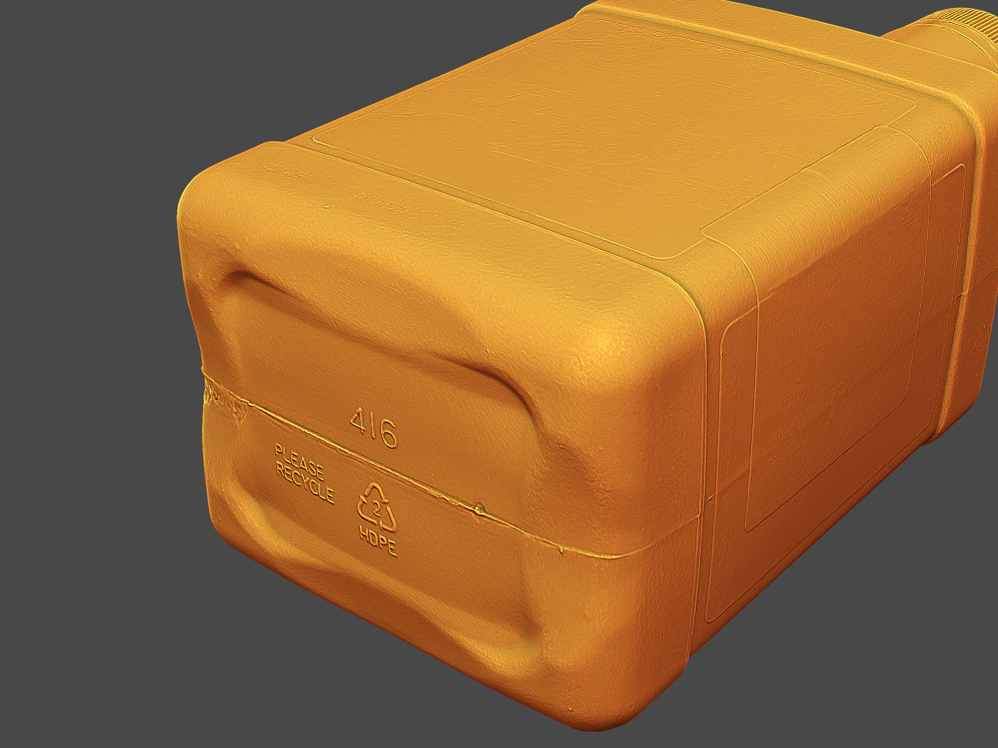 Motor Oil Bottle 3D model_11