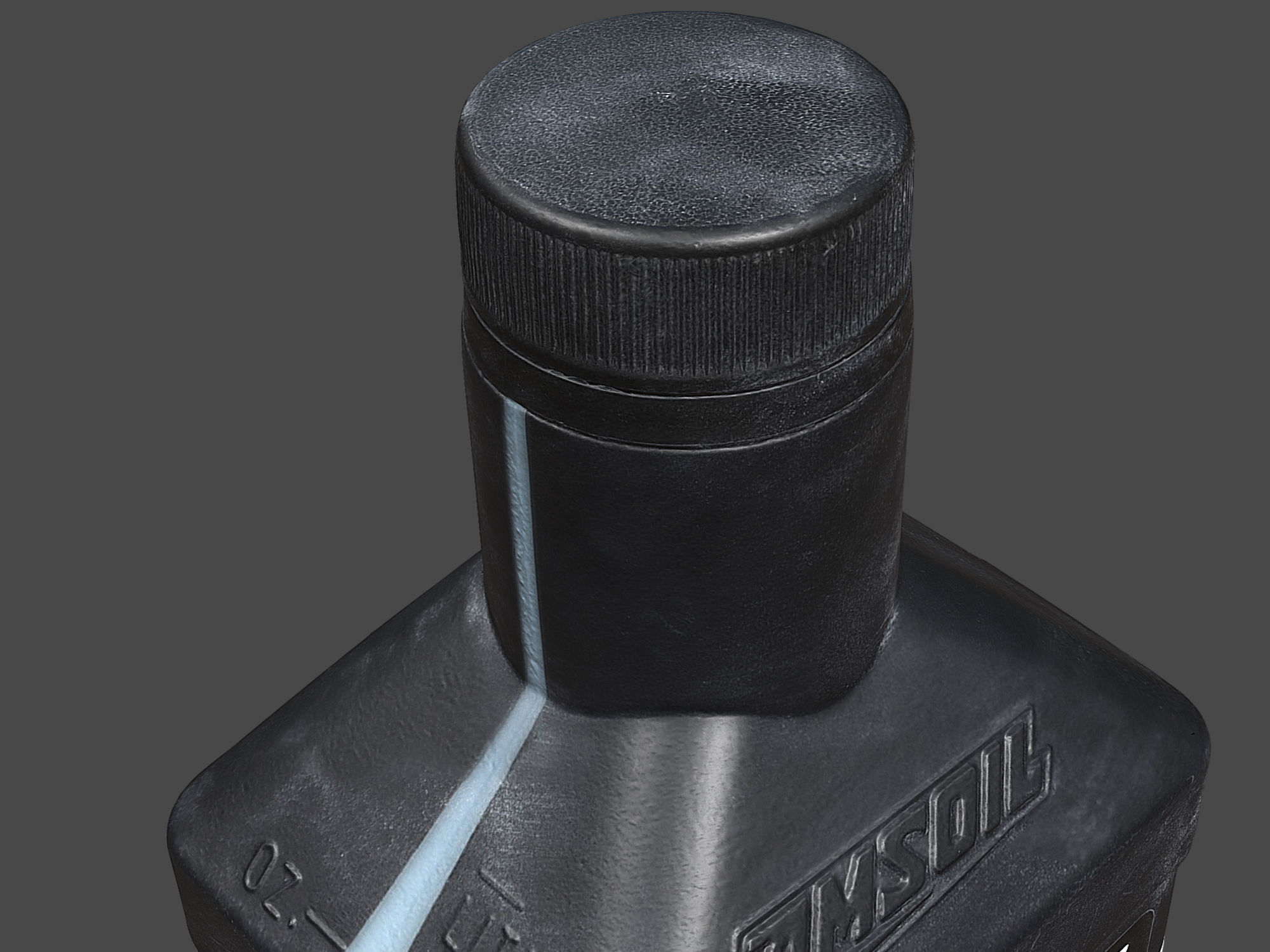 Motor Oil Bottle 3D model_6