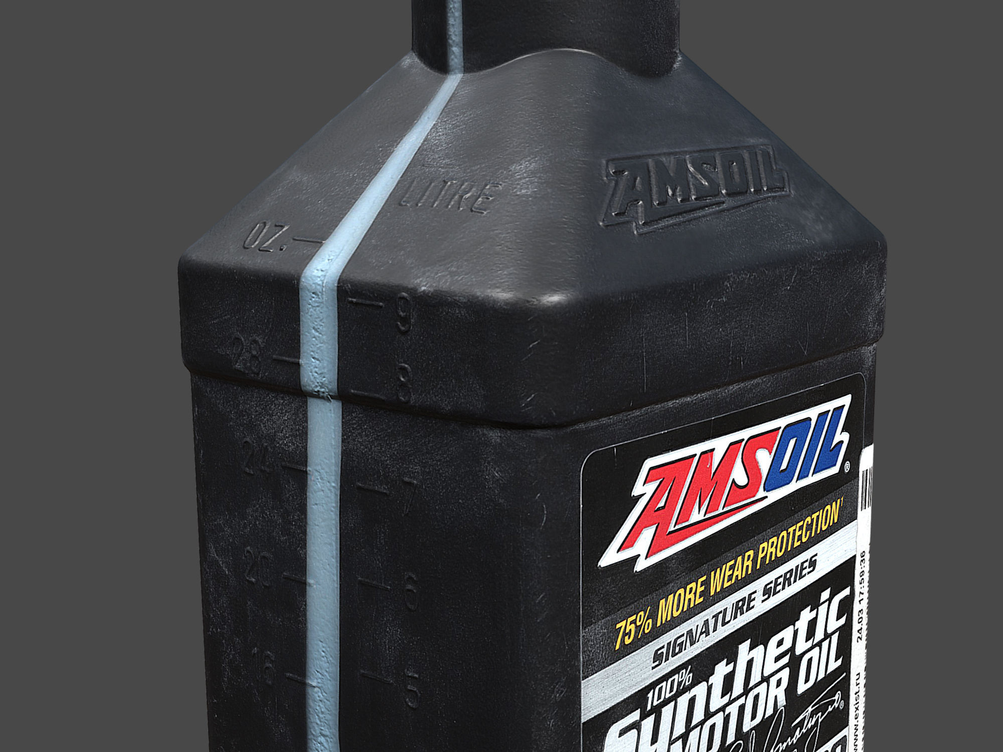 Motor Oil Bottle 3D model_8