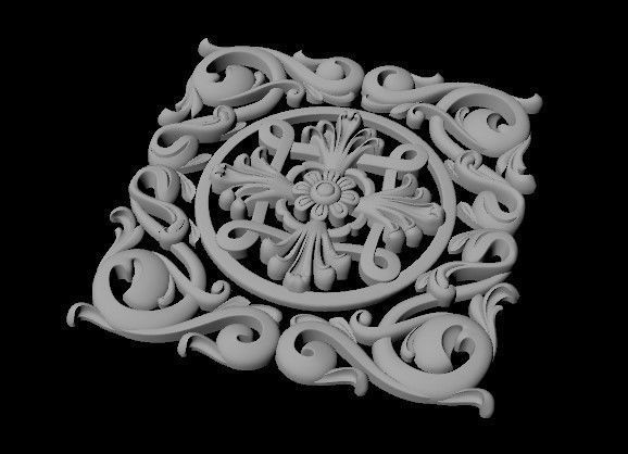 dekor ornament 3D model_1