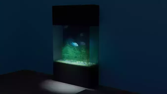 Big Fish Tank Free 3D model