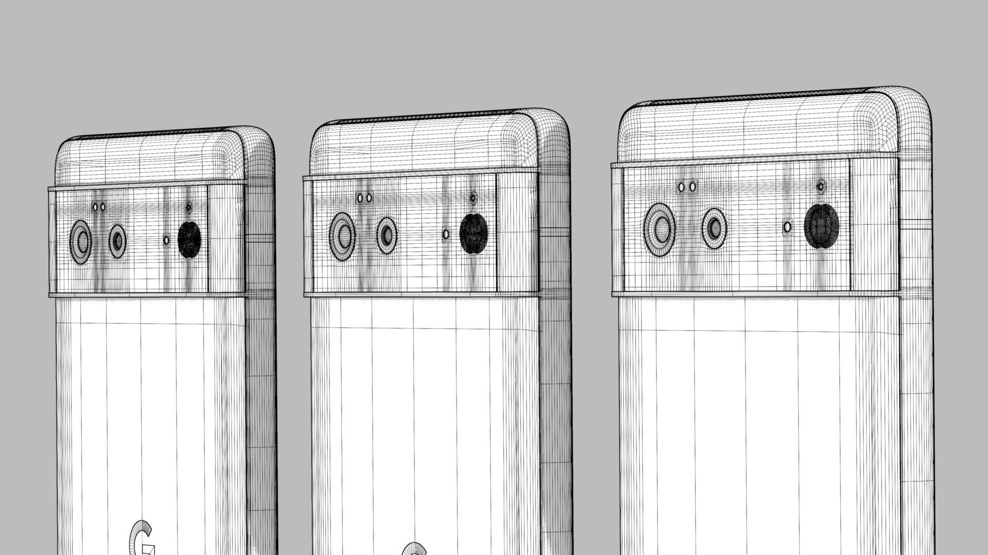 Google Pixel 6 in Official Colors and Design 3D model_3