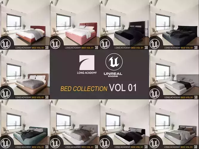 UE4- BED COLLECTION VOL001