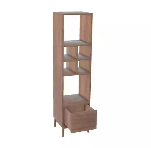 Wood Cabinet High with single Drawer