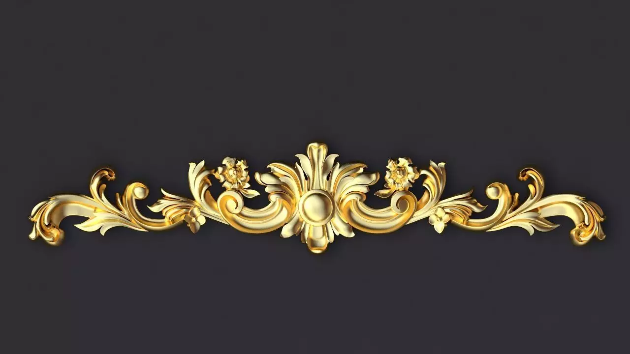 dekor ornament 3D model_0