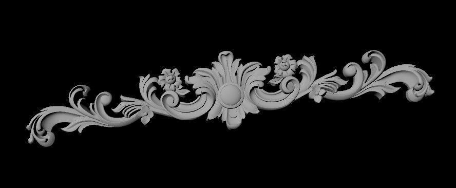 dekor ornament 3D model_1