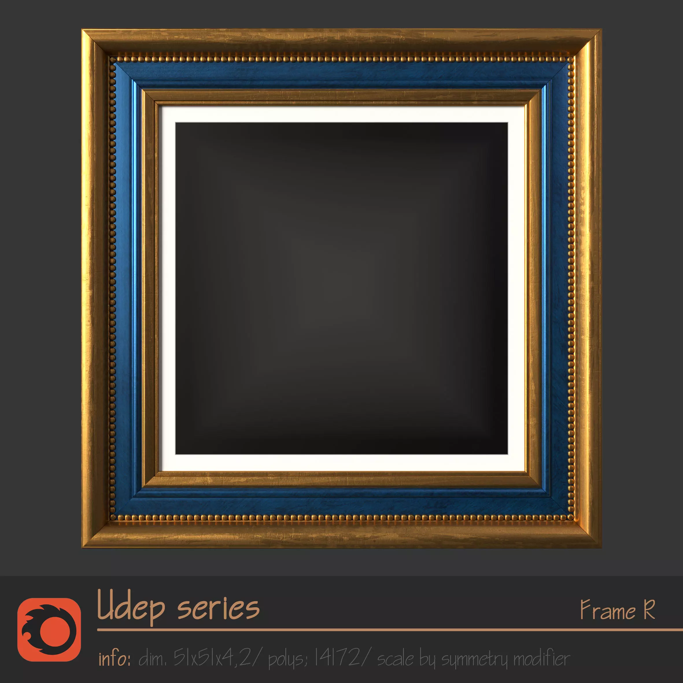 Udep series - Frame R Free 3D model_0