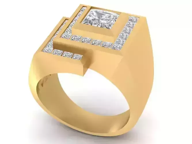 luxury princess diamond ring 2740