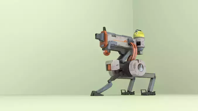 Killjoy turret 3d model