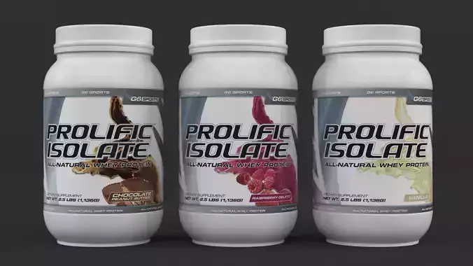 Protein Powders 3D model