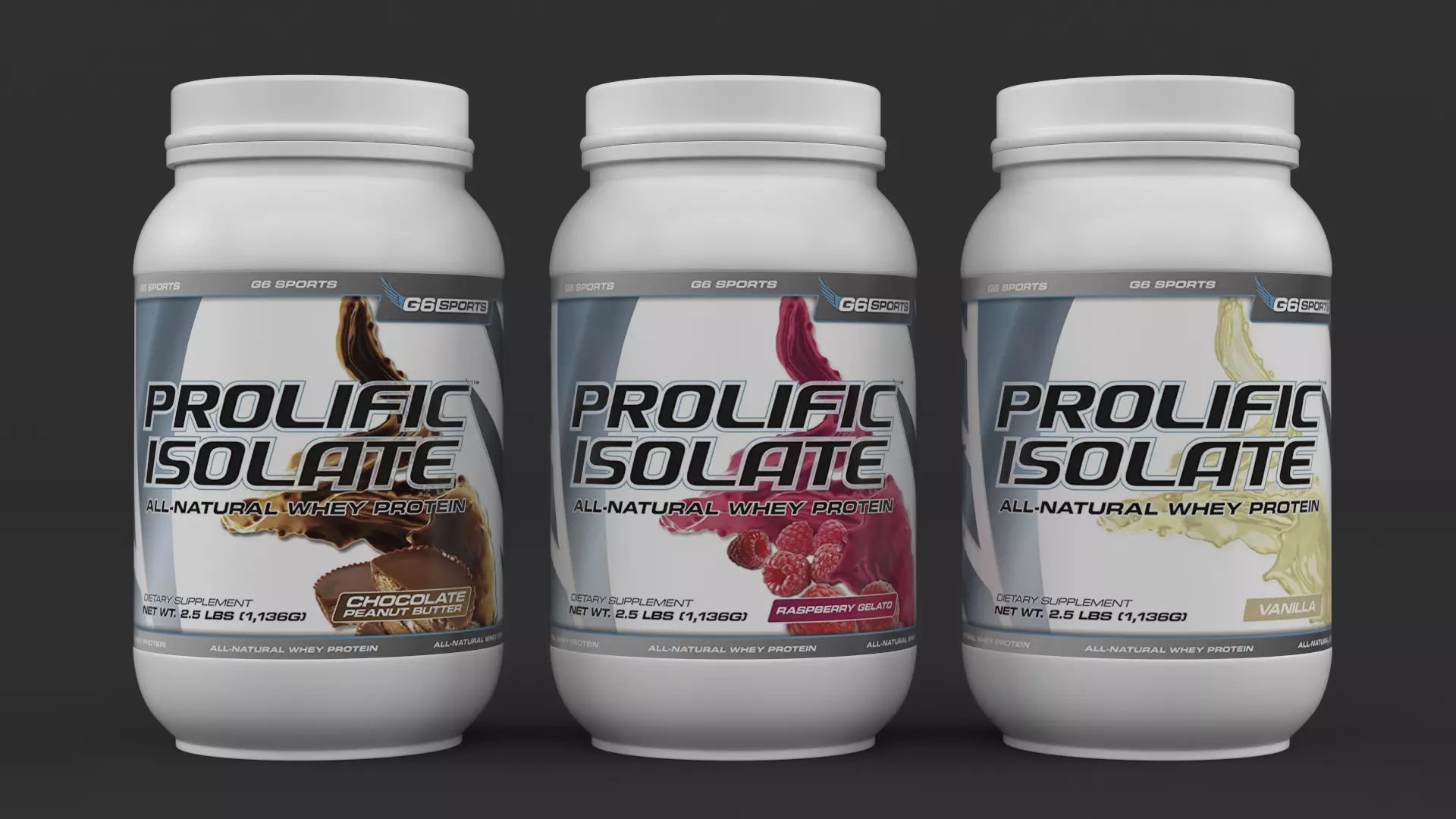 Protein Powders 3D model_0