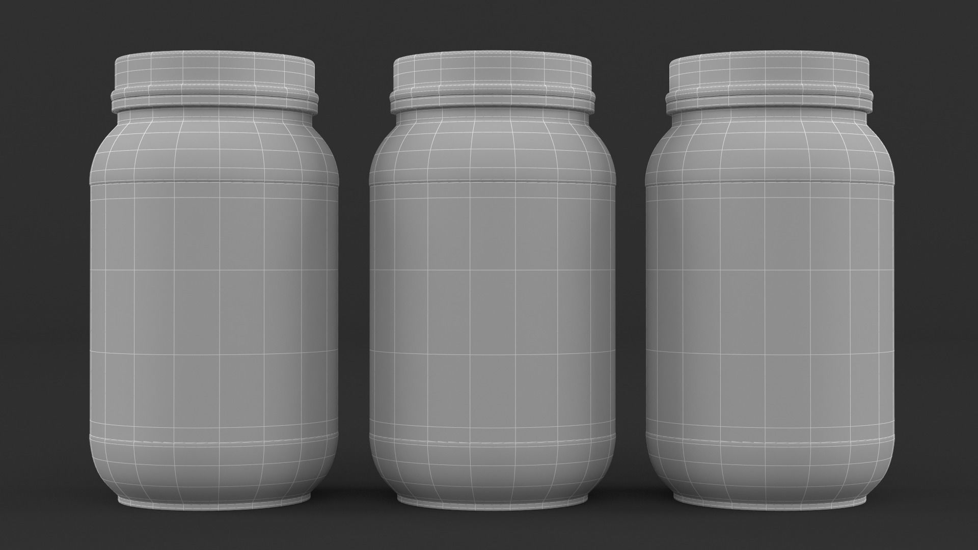 Protein Powders 3D model_10