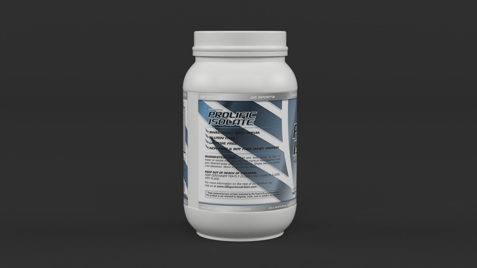 Protein Powders 3D model_8