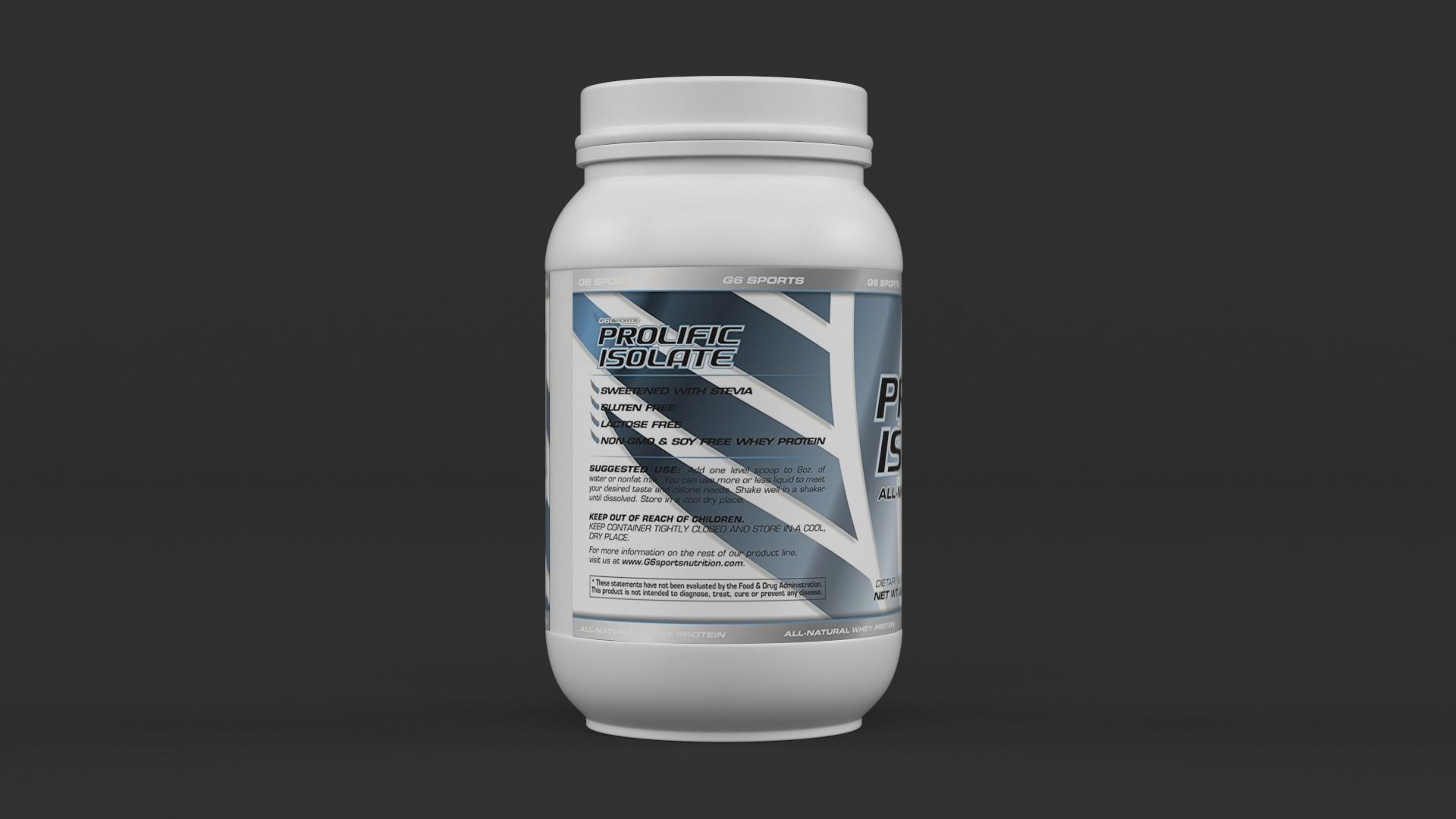Protein Powders 3D model_2