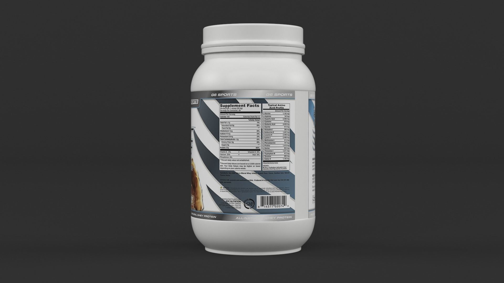 Protein Powders 3D model_5