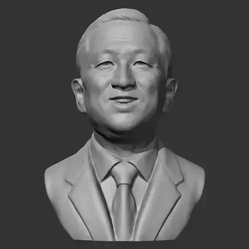 Roh Tae-woo 3D print model