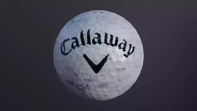 Golf Ball Low-poly 3D model