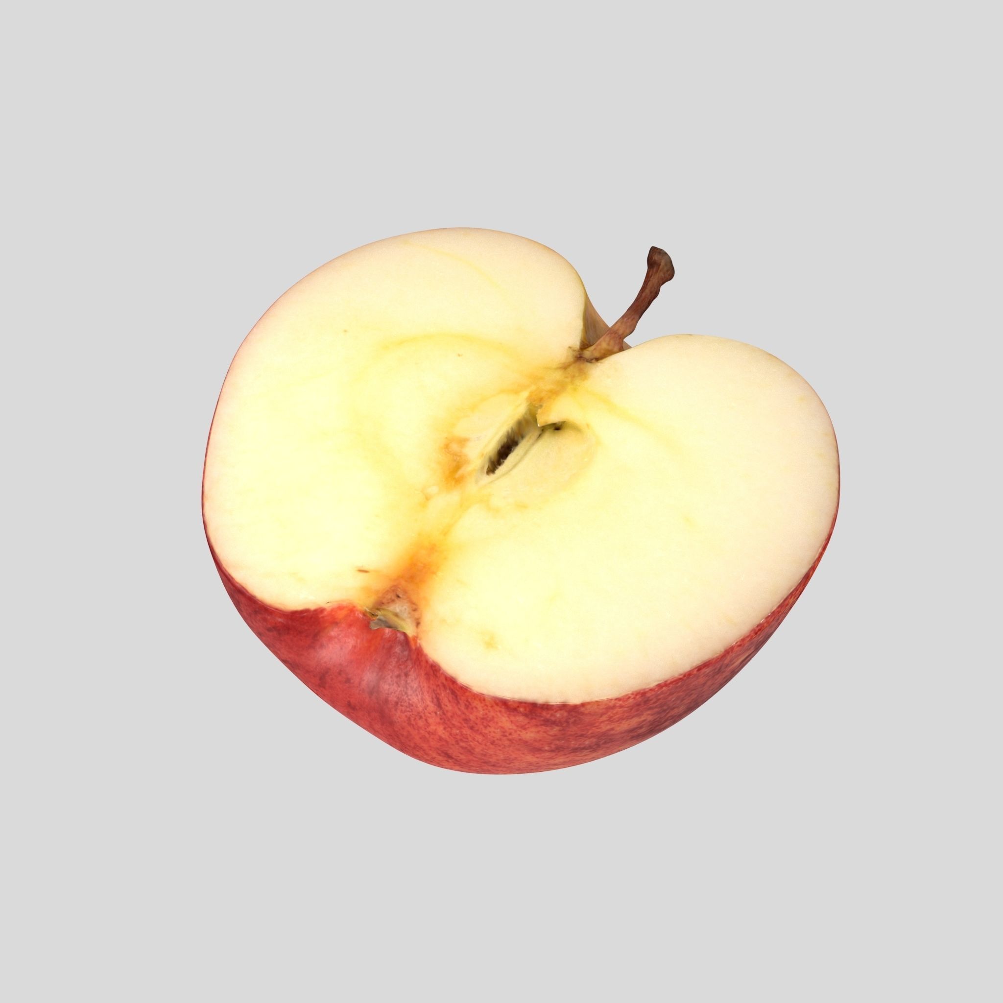 AppleRed apple 3D model_9