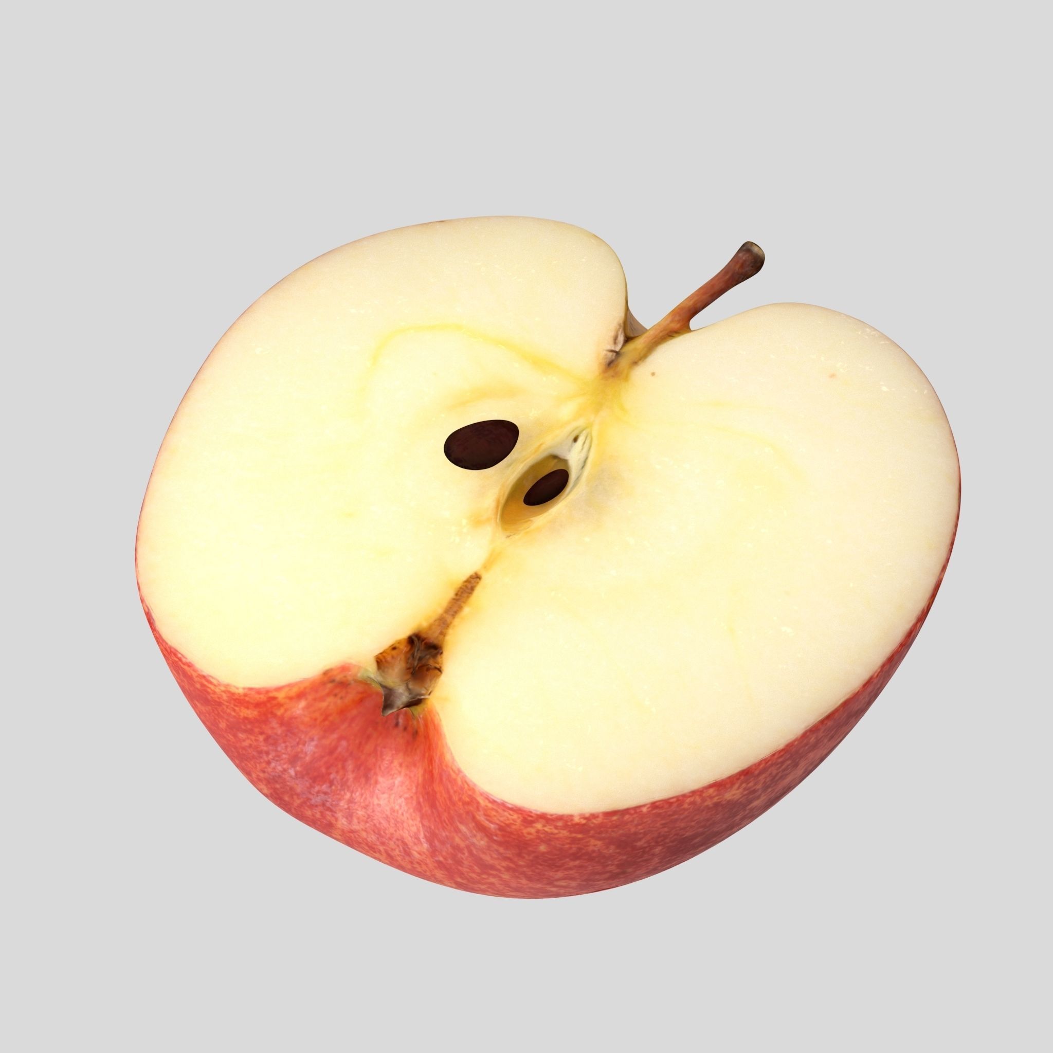 AppleRed apple 3D model_11