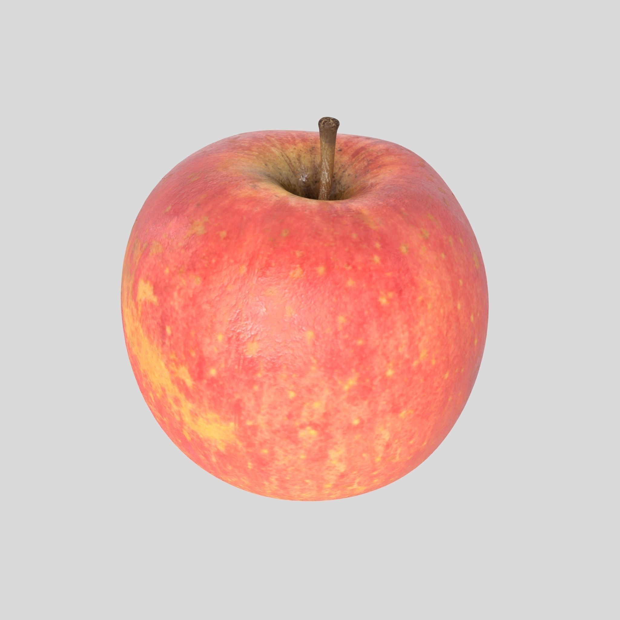 AppleRed apple 3D model_3