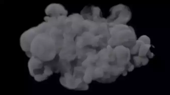 Billowy Smoke VDB  3D model Billowy Smoke VDB  3D model