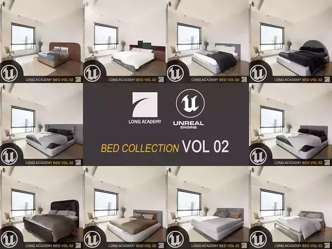 UE4- BED COLLECTION VOL002