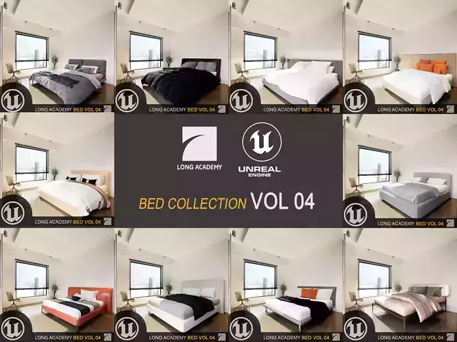 UE4- BED COLLECTION VOL004