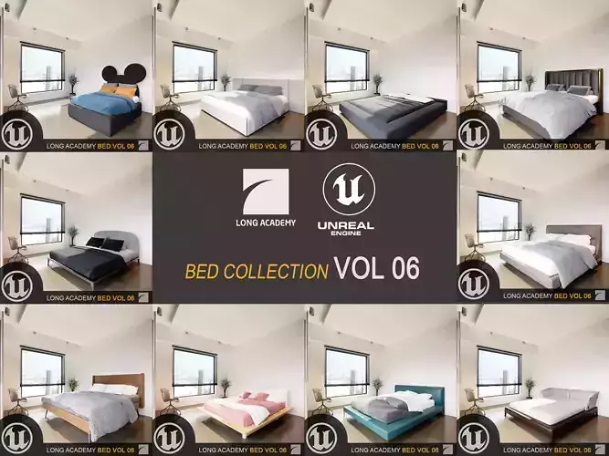 UE4- BED COLLECTION VOL006