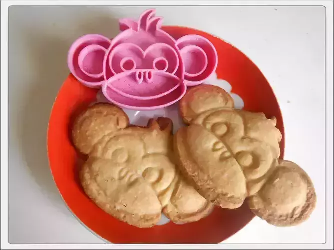 Cookies cutter Monkey Free 3D print model