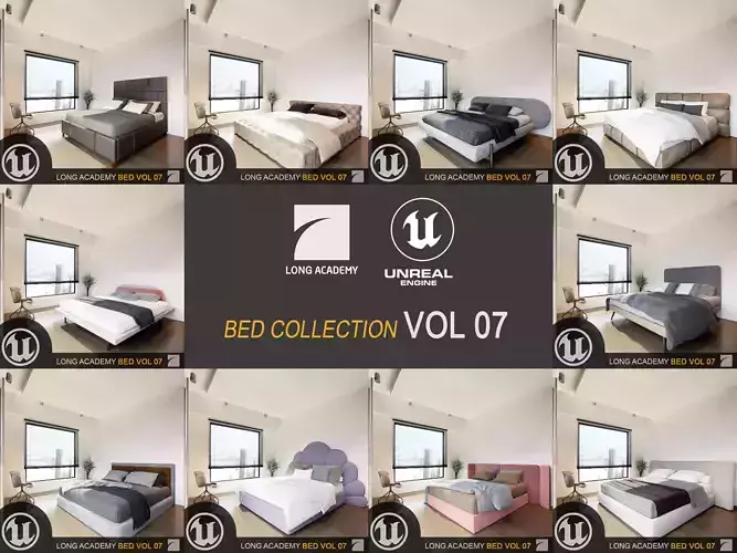 UE4- BED COLLECTION VOL007