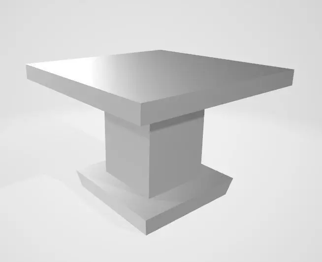 simple table Free 3D model_0
