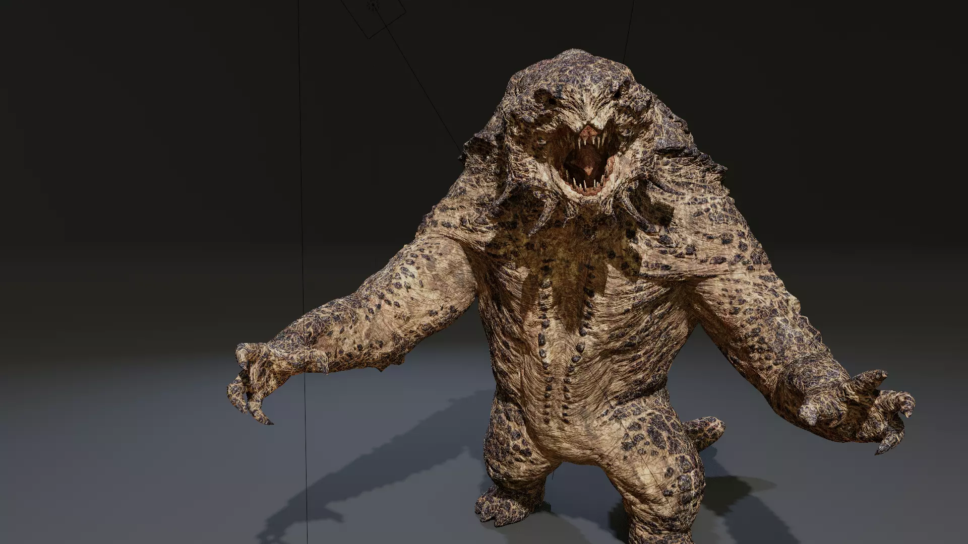 UDIM monster Free 3D model